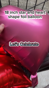 18inch Heart Shape decor decoration birthday Balloons wedding party Balloons Foil Balloons