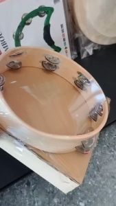 Tambourine แทมโบรีน แทมโบลีนไม้ (กลองฉิ่ง) ขนาด 9 นิ้ว (แถมฟรี กระเป๋า)