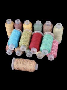 Hand-Crushed Cotton Thread Tibetan Style Handmade Star Moon Padauk Beads Bracelet Woven Cotton Rope DIY Craft Supplies