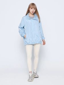 WiZi Jaket Parasut Wanita Oversize Airy Jaket Panjang Berwarna Macaron Tipis Bernapas (MT08)