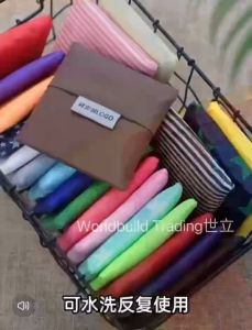 Portable Folding Shopping Bags Bagcu Packet Size Foldable Eco Bag Shopping Bag