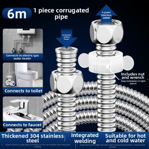 YUNRAN | Stainless Steel 304 Flexible Hose Pressure-Resistant 4 inches