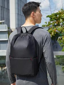 Japanese Sanwa Small Lightweight Backpack Men Backpack Womens Business Computer Bag Casual Travel Bag Student Schoolbag Mouse Suit Mouse Pad Mouse Computer Bag Suit Portable Backpack