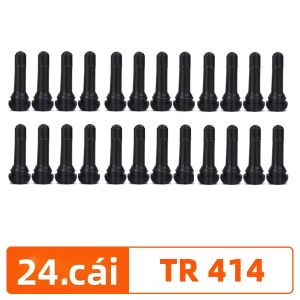 YONGRUN Van Lốp Ô Tô Thân Van Cao Su Chân Không TR413/TR414 Nắp Van Lốp Không Săm Bộ 4/8/24 Miếng Dành Cho Lốp Xe