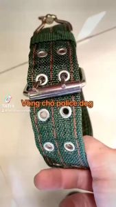 vòng cổ chó POLICE cao cấp hàng nước ngoài 20cm 25cm 30cm 40cm phản quang khoá hợp kim