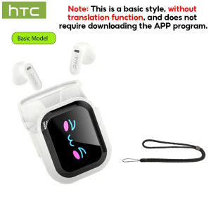 HTC NE20 Bluetooth Earphone Language Translate Wireless Earbud High Quality HIFI Sound Sports Game Music In Ear Headphones
