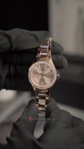 Jam Tangan Wanita Bonia Elegance B10828-2577S Rose Gold Dial & Stainless Steel Band