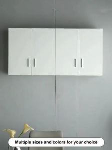 TENDO Wall Cabinet Nordic Wood Cabinet Storage Combination Hanging Cupboard Multifunctional Top Cabinet
