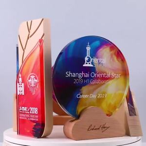 FENGHONGTAO | Creative Commemorative Crystal Award Trophy