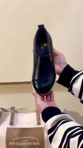 KOVALENKO Yeji Sepatu Sneakers Leather Wanita Korean Style KV4011