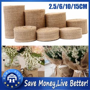 5M/Roll Natural Jute Burlap Ribbons: A Comprehensive Guide