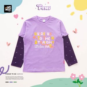 KAOS ANAK TERBARU AMMARKIDS 2023 KAOS ANAK PROUD TO BE MUSLIM FOR AKHWAT BAJU KAOS ANAK PEREMPUAN MUSLIMAH TERBARU KEKINIAN LENGAN PANJANG BRANDED USIA 3-12 TAHUN PREMIUM