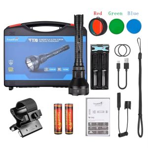 RichFire | Professional Ultra Powerful Hunting Flashlight 2300LM Long Range 1000M Trustfire Outdoor Torch with 18650 Battery for Camping