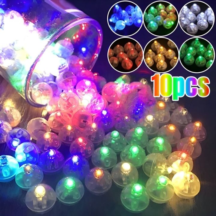 10pcs Mini LED Balloon Light Round Ball LED Lamp for Lantern Balloon ...