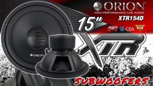 ของแท้ !! ORION XTR154D (ราคา/1ดอก) ซับ15 นิ้ว XTR SERIES กำลังขับ 750W RMS/3000w Max ขนาดVoice Coil 2.5" เบสแน่นๆแบบสะใจ สินค้ามีพร้อมจัดส่ง