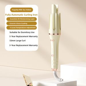 Automatic Curling Iron 32mm Large Curl Wave Long Lasting Styling No Damage Negative Ion Lazy Person Dormitory Hair Styling Tool
