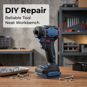 abay | Brushless Electric Screwdriver 4000RPM 21+1 Gear Dual Speed Cordless Drill Compatible with 18V Battery for Home DIY Projects