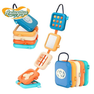 Montessori Toys Busy Board Baby Activity Cube Sensory Toys Folding Puzzle Fine Motor Skill Early Educational Toy