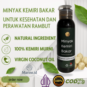 [ TERMURAH ] MINYAK KEMIRI BAKAR ORIGINAL 100% - Penumbuh Rambut Hitam Alami / Menebalkan Jenggot Jambang Kumis Alis Bulu Mata / Penumbuh Rambut Cepat / Penyubur Rambut / Anti Rontok Parah / Perawatan Rambut Rontok / Penghitam Rambut / Menyuburkan Rambut
