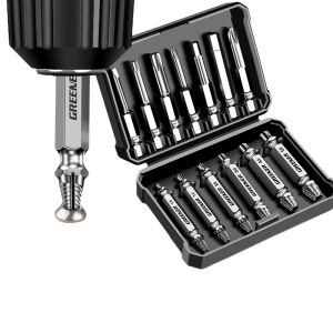 GREENER | High Strength Reverse Threads Screw Extractor Tool