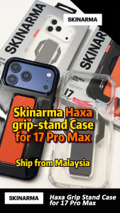 Skinarma for 17 Pro Max | 17 Pro | Air Haxa Magcharge Grip Stand Drop Protection Case