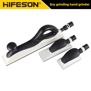 HIFESON 125mm/198mm/400mm Hand Sanding Block Dry Grinding Board Hand Abrasive Block 70mm Manual Sander Rectangular Vacuuming Car Polishing Repair Tools