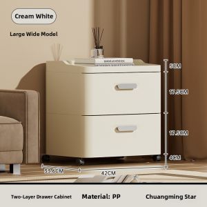 CHUMX | Under Desk Rolling Drawer File Cabinet