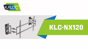 Kaloc NX100 120 65-120inch TV bracket SPEEDSMOUNT double arm full motion heavy duty