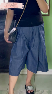 Plus Size Heaven Chambray Culottes