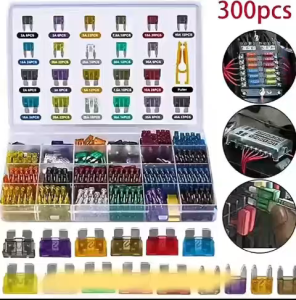 <KKT>   Cầu chì cho xe ô tô Cầu chì 300 chiếc Insurance Plug Mini Combo Set