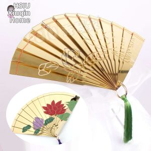 HSIU | Engraved Lotus Golden Cosplay Fan