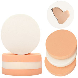 10PCS Powder Puff Makeup Applicator Sponge Beauty Tool Facial Powder Puff Cosmetic Sponge Pad Powder Blender For Dry and Wet