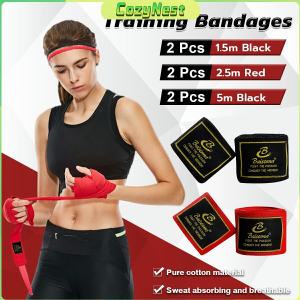 C.N. 1.5M/2.5M/5M Boxing Training Bandages Cotton Sports Bandages Hand Wraps 1 Pair