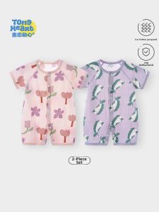 TONGLIANCHUXIN | Bodysuit Hơi Thở Mùa Hè Cho Bé Bằng Cotton Lạnh
