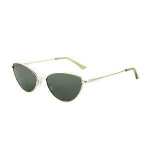 ZENOTTIC Ladies Small Cat Eye Sunglasses Fashion Narrow Metal Polarized Sun Glasses UV Protection for Women
