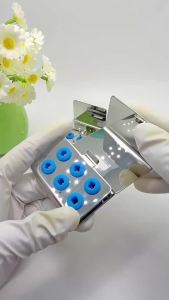 Dental Scaler Tip Holder Endo File Disinfection Storage Box Organizer Autoclave Sterilizer Case Dentistry Equipment