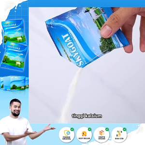 SKYGOAT Full Cream - Susu Kambing Etawa Bubuk SKY GOAT Original Vanilla 1 Box Isi 10 Sachet