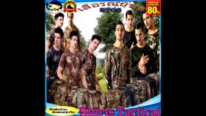 เสื้อยืดลายพรางคอกลมชายแขนสั้น-แขนยาวยุทธวิธี ST06 เสื้อยืดคอกลมผู้ชายยุทธวิธีแขนยาว เสื้อยืดลายพราง ชุดล่าสัตว์ เสื้อพราง เสื้อผ้า