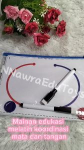 Mainan edukasi melatih KOORDINASI mata dan tangan - montessori play