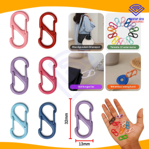 [COD] NANVAN NVN-HK01 GANTUNGAN HOOK MINI - KLIP GANTUNGAN WARNA WARNI SERBAGUNA - PENGAIT UNTUK TASBOTOLKUNCI DLL