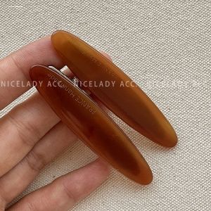 Elegant Acetate Letter Hair Clip Fashionable Korean Style Simple Hair Accessory Versatile Stylish Hairpin Fresh out New Model