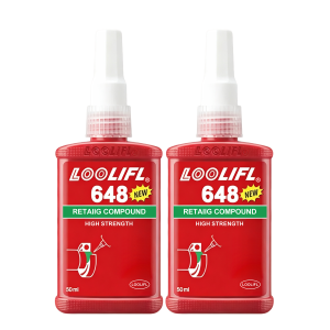LOOLIFL | LOOLIFL Cylindrical Retaining Compound High Strength Anaerobic Retainer Glue for Shaft Bearing Cylindrical Metal Assembly 50ml
