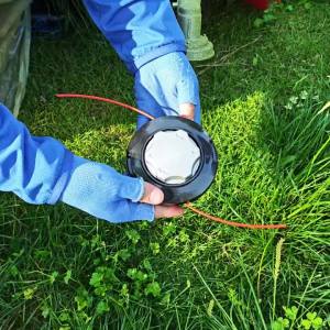 Garden Power Tool M10*1.25mm High Quality Automatic Aluminum Cover Replacement Grass Trimmer Head for Brush Cutter