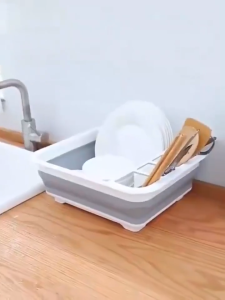 COLLAPSIBLE MULTI-FUNCTION KITCHEN DISH RACK