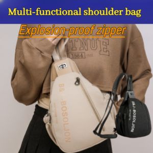 🔥🔥 Ladies large capacity shoulder bag lightweight multicompartment chest bag Womens lightweight largecapacity shoulder bag