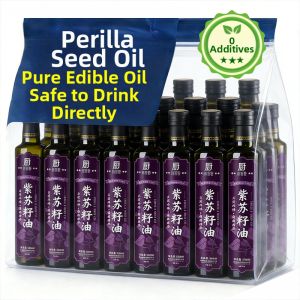 Healthy Organic Perilla Seed Oil Cold Pressed Edible Oil