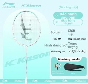 Li-Ning | Vợt Cầu Lông Siêu Nhẹ Toàn Bộ Carbon cho Người Lớn Đơn và Đôi