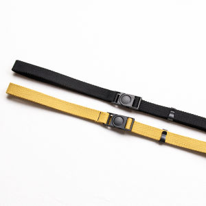 No-Metal Canvas Belt 2cm Narrow Style with Buckle for Men And Women Ins Style Versatile Decorative Fabric Belt Trendy