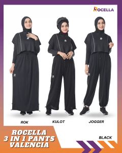 Rocella Rok Celana Valencia Celana 3 in 1 dan Delisa Bawahan Olahraga