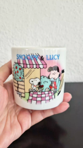 Ceramic small cup - Lucy having ice cream
